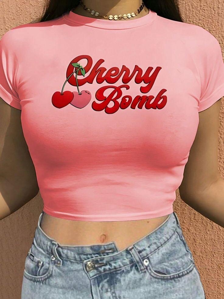 T-shirt femme Cherry Bomb