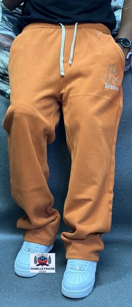 Pantalon de jogging orange