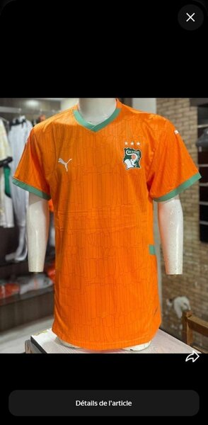 Maillot de football Côte d'Ivoire