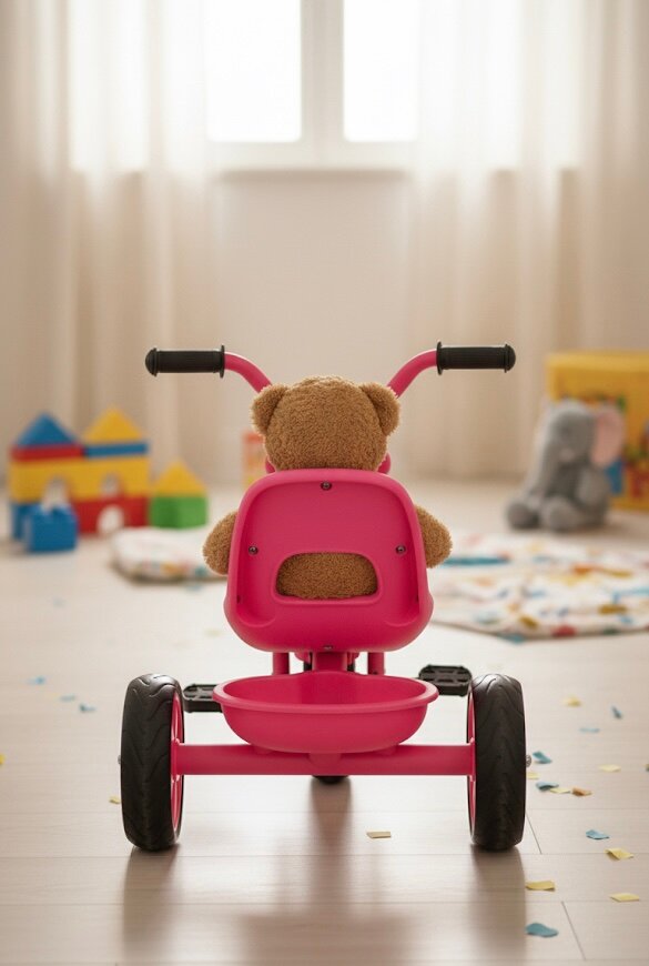 Tricycle Enfant Rose Ours