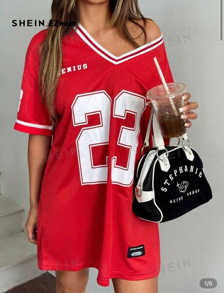 Chic robe rouge pour femme