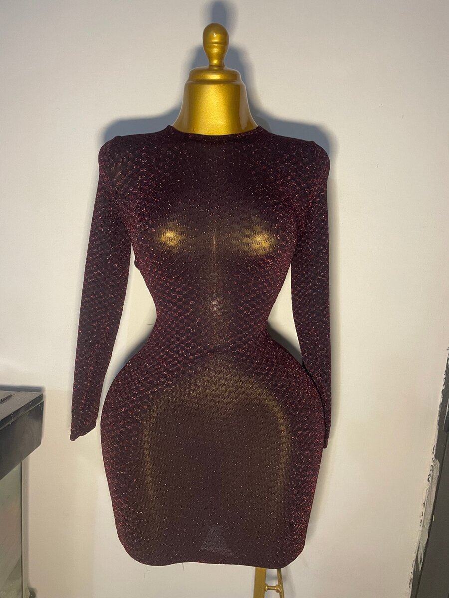 Robe moulante élégante glamour