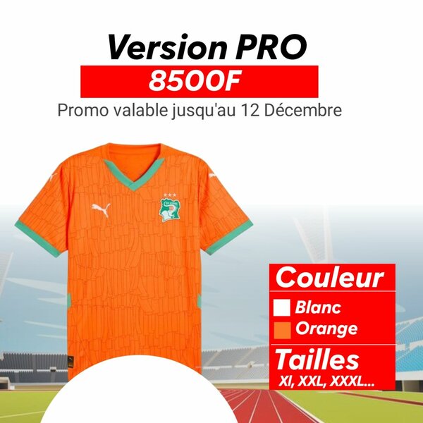 Maillot de football Côte d'Ivoire