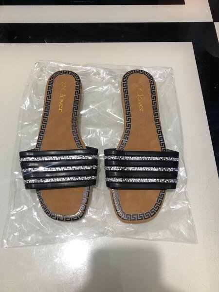 Sandales élégantes strass femme