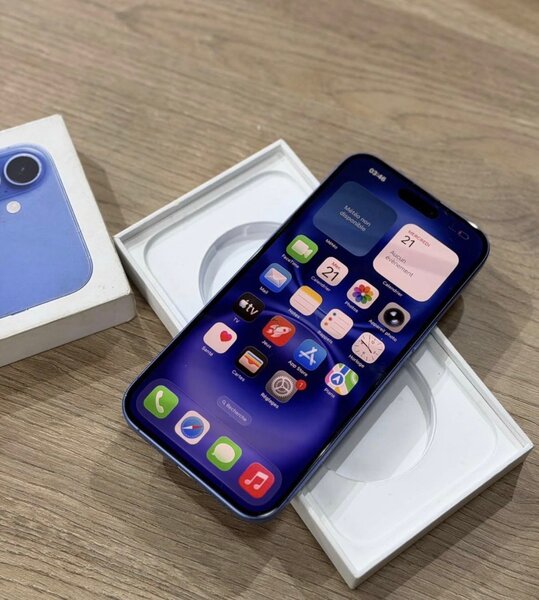 IPhone 16 Plus bleu, 128 giga