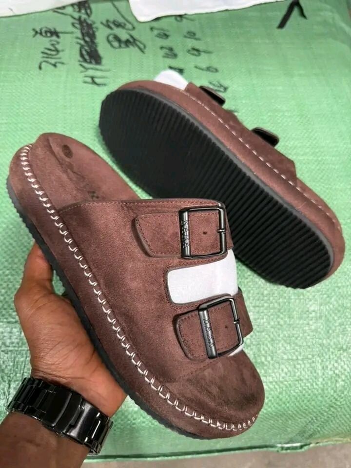 Sandales en daim confortables