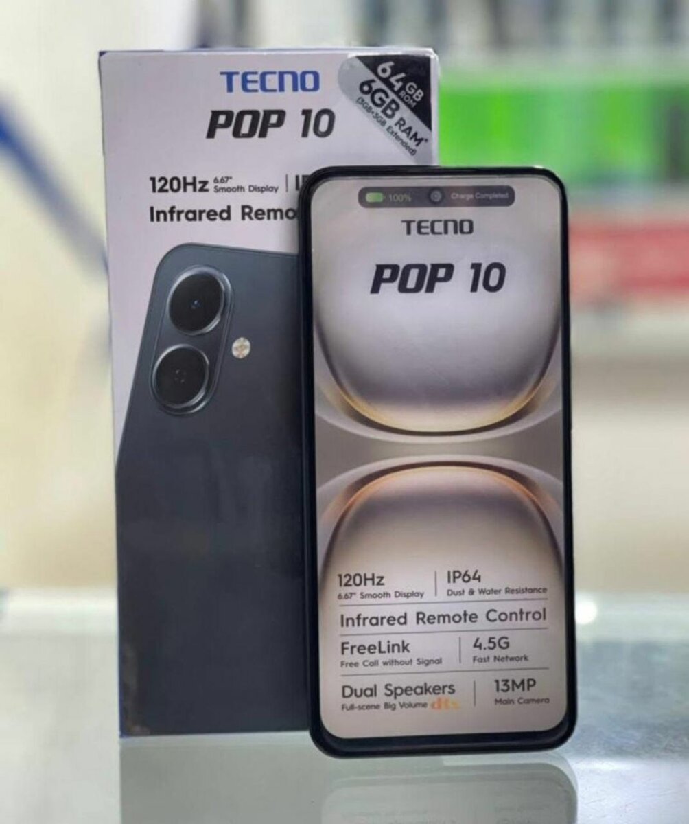 Tecno Pop 10 Smartphone 64GB