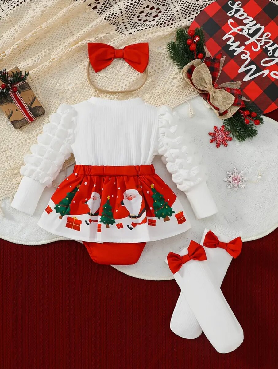 Ensemble Noël pour Bébé3-6mois