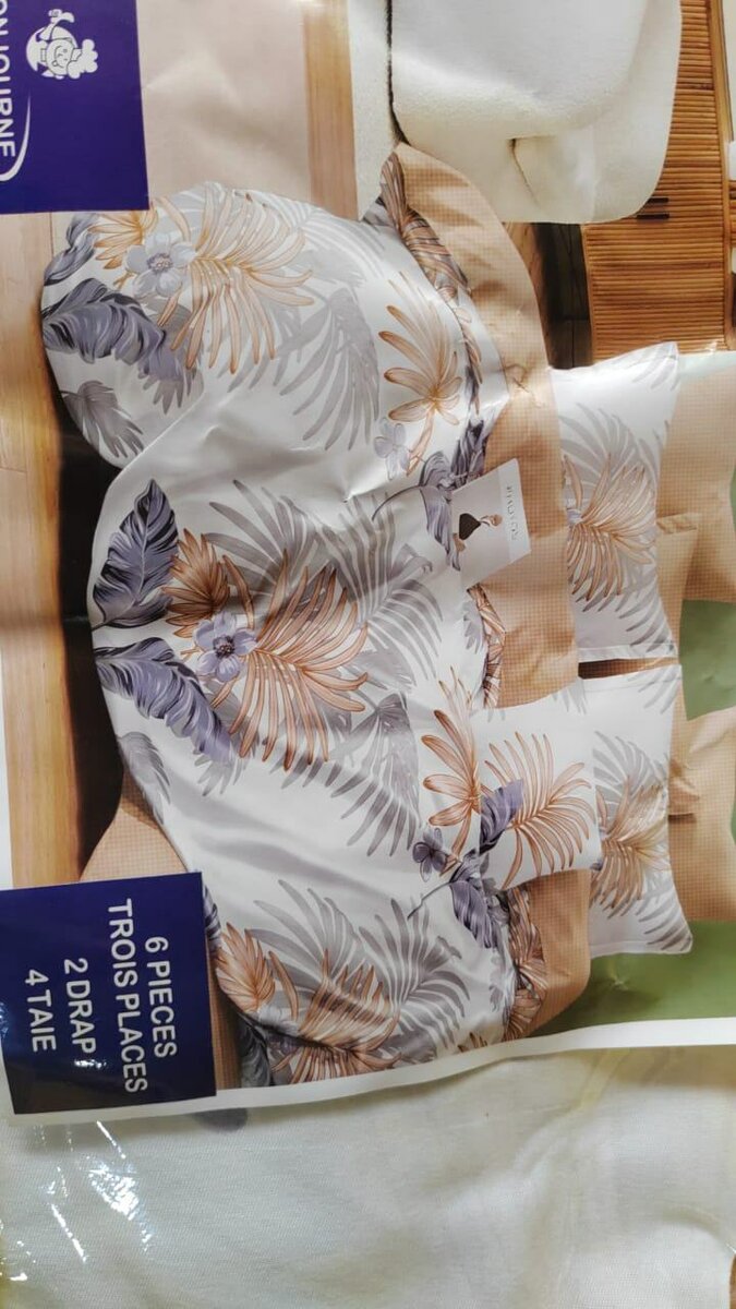 Parure de lit 6 pièces élégante