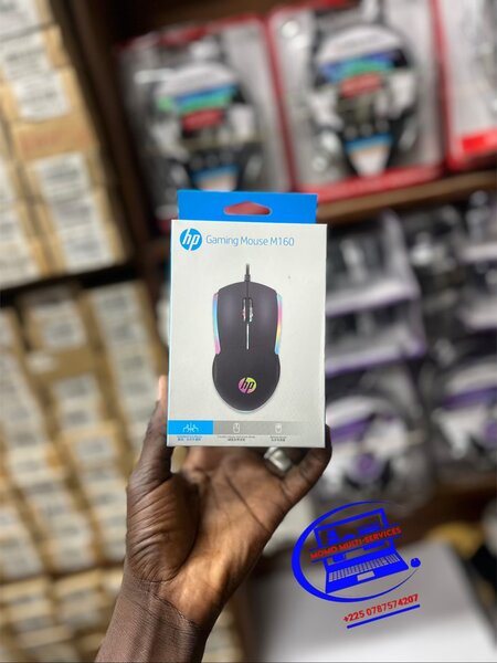 Souris HP à fil lumineuse