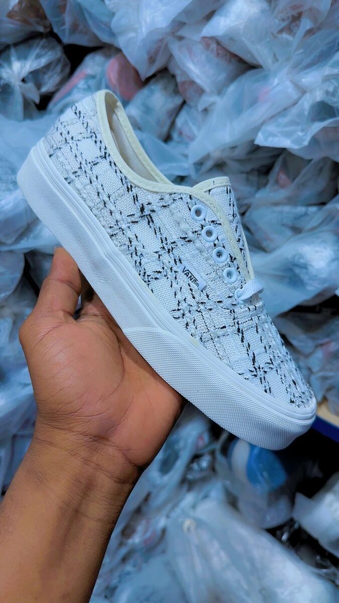 Baskets en Toile à Carreaux