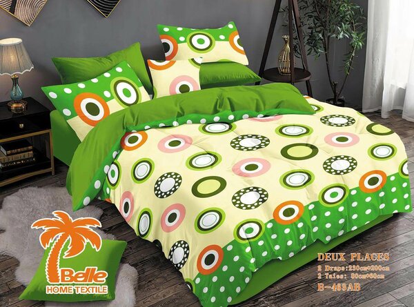 Parure de lit 2 places vert