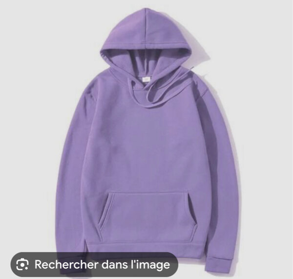 Sweat à Capuche Unisexe Violet