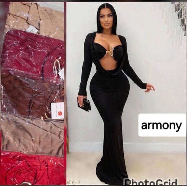 Robe Longue Glamour Femme