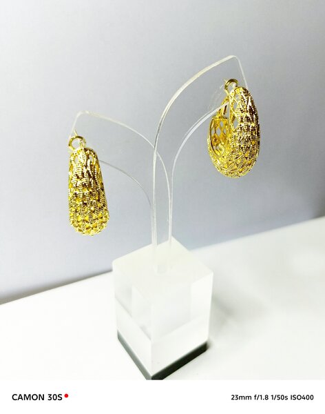 Boucles d'oreilles dorées