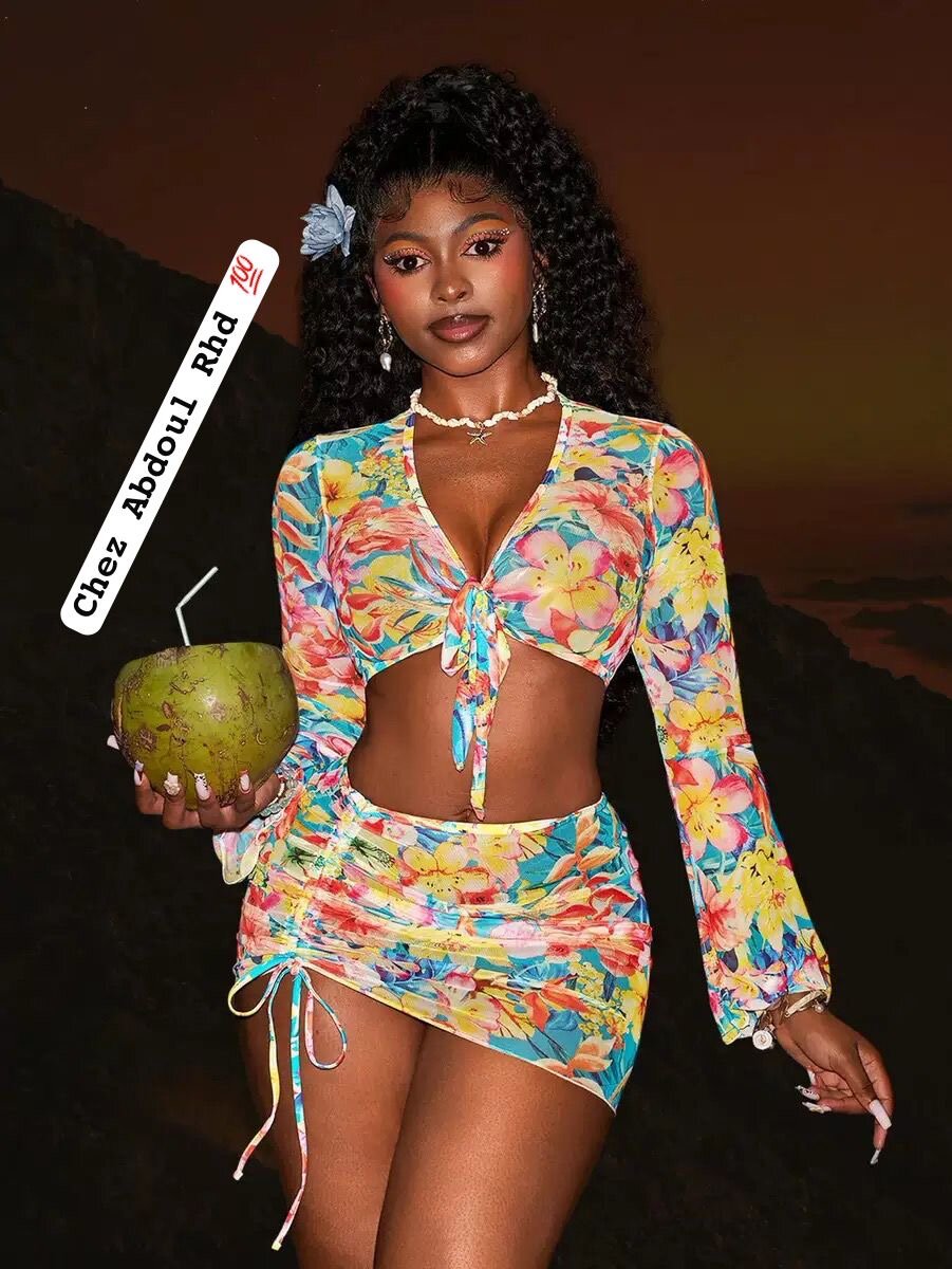 Bikini élégant imprimé