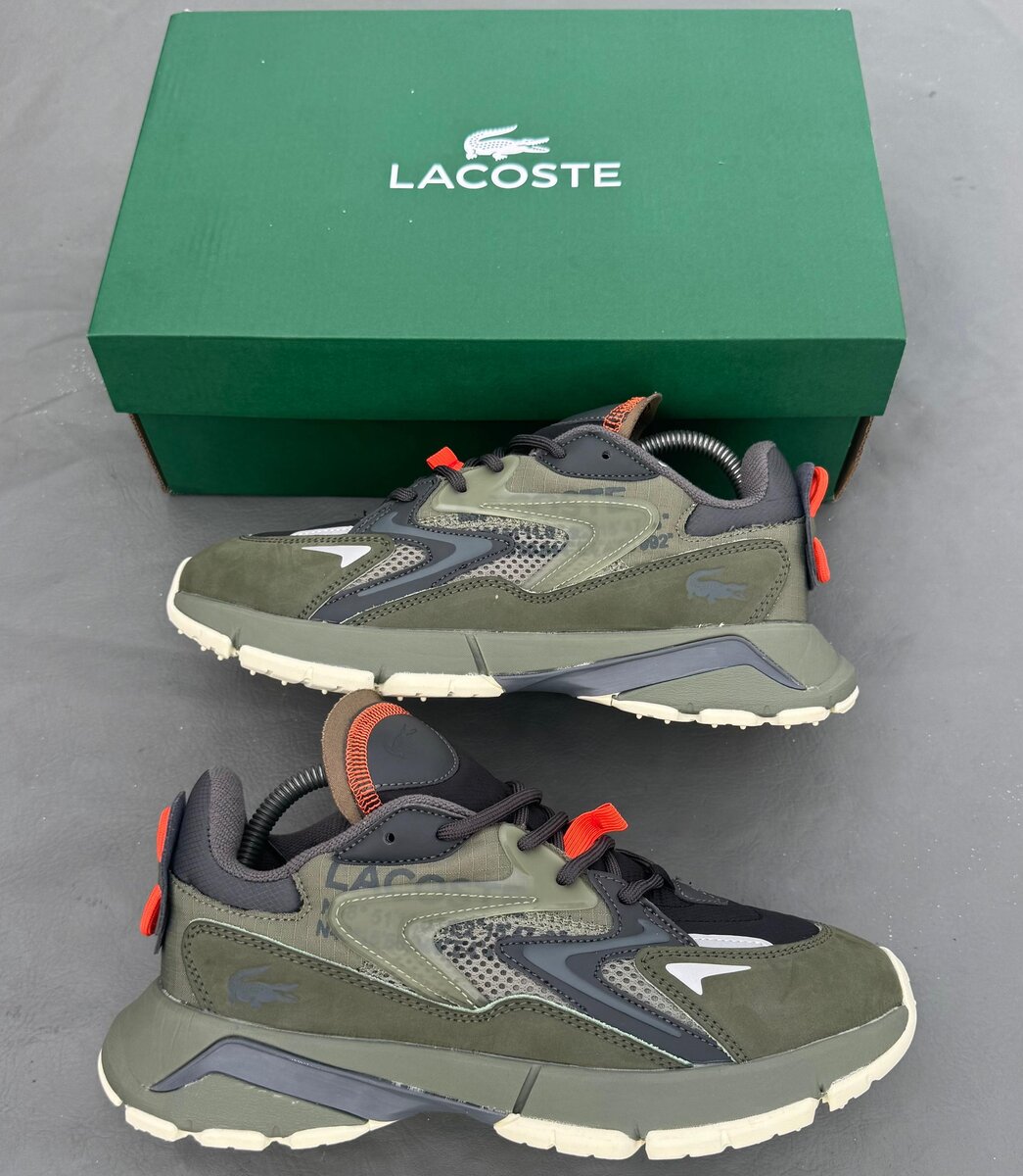 Baskets Lacoste Homme Vert