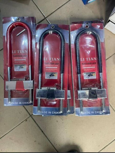 Verrou de porte en verre robuste