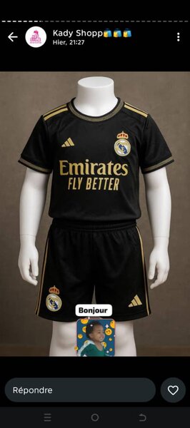 Maillots de football enfants