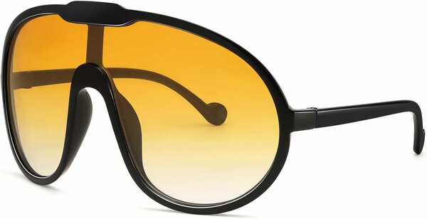 Lunettes de soleil vintage jaunes