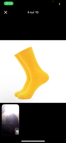 Chaussettes Antidérapantes Sportives