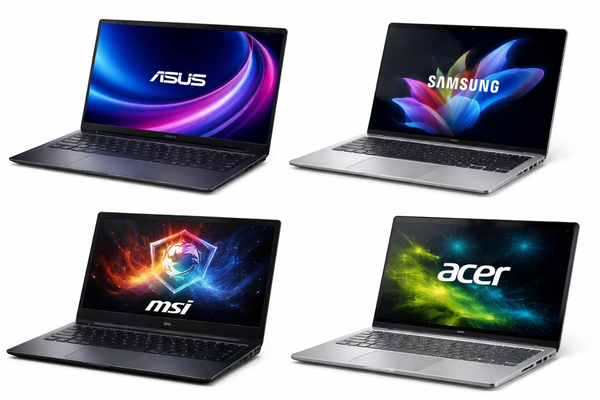 Ordinateur portable ASUS, MSI, Acer, Samsung