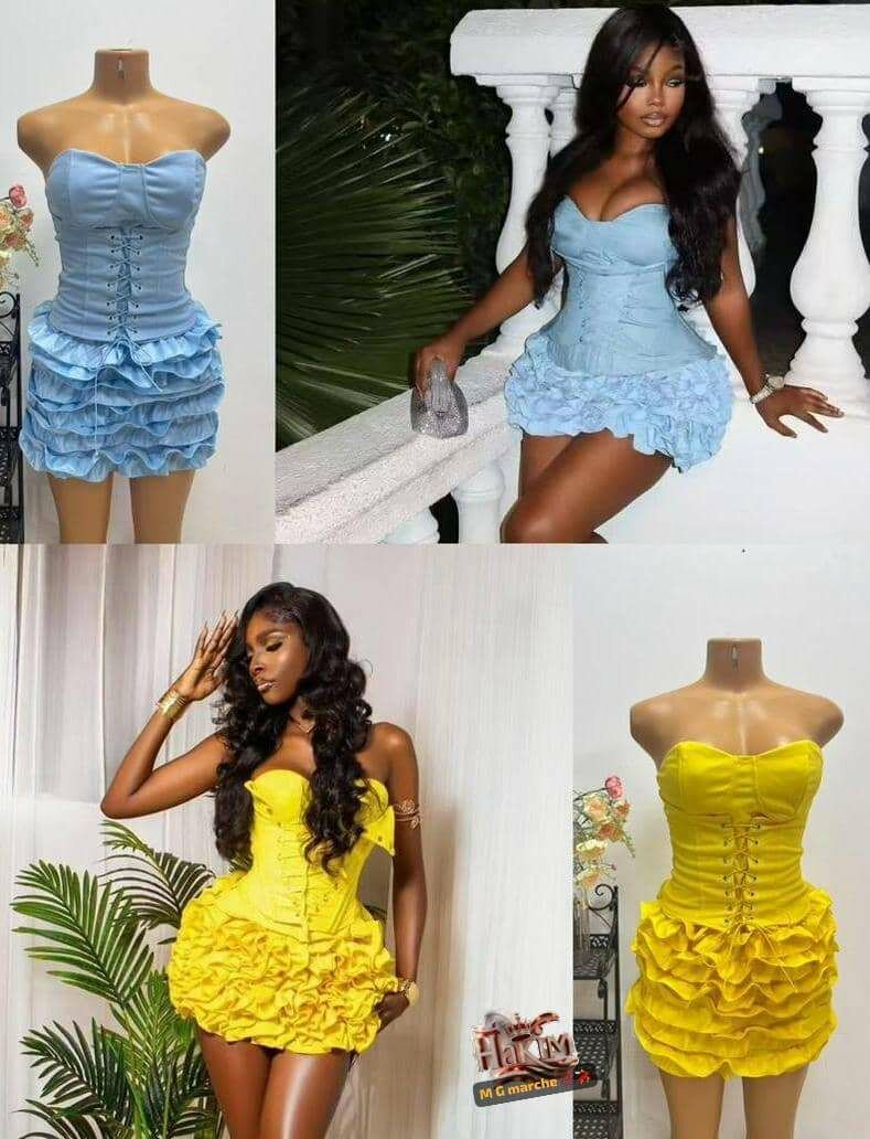 Robe bustier élégante