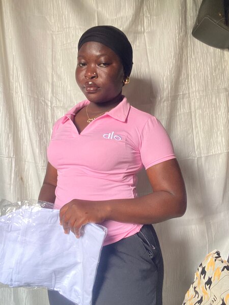 Women's Pink Polo Shirt