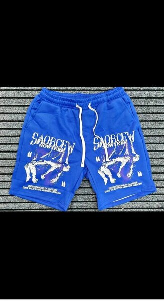 Shorts de sport bleus