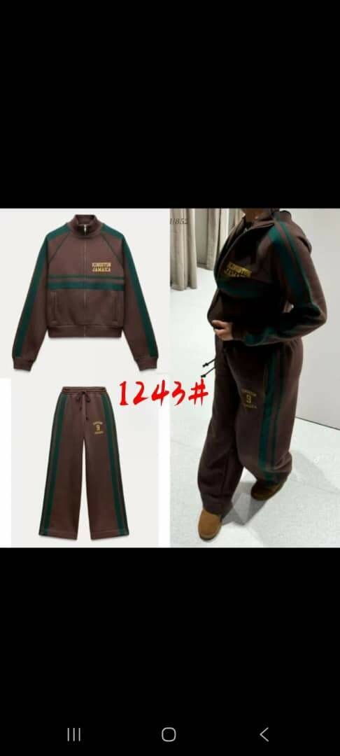 Ensemble de survêtement marron