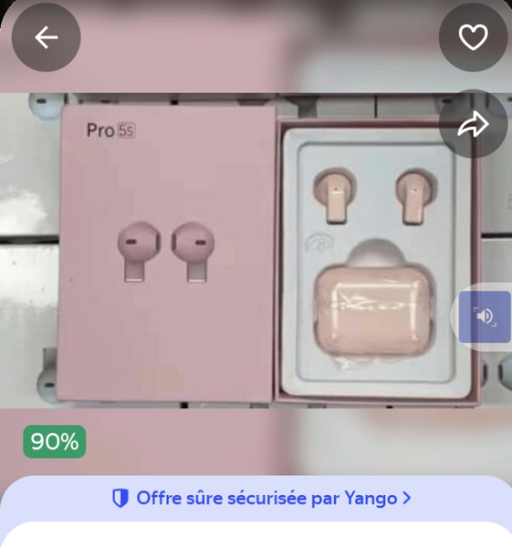 Écouteurs Bluetooth Pro 5S