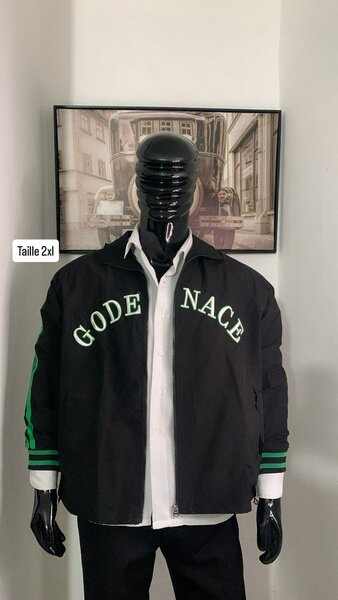 Veste Noire Style Urbain