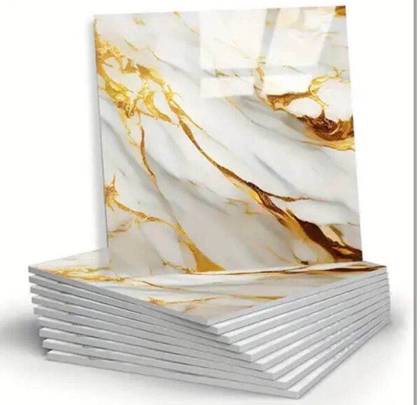 Carrelage marbré élégant