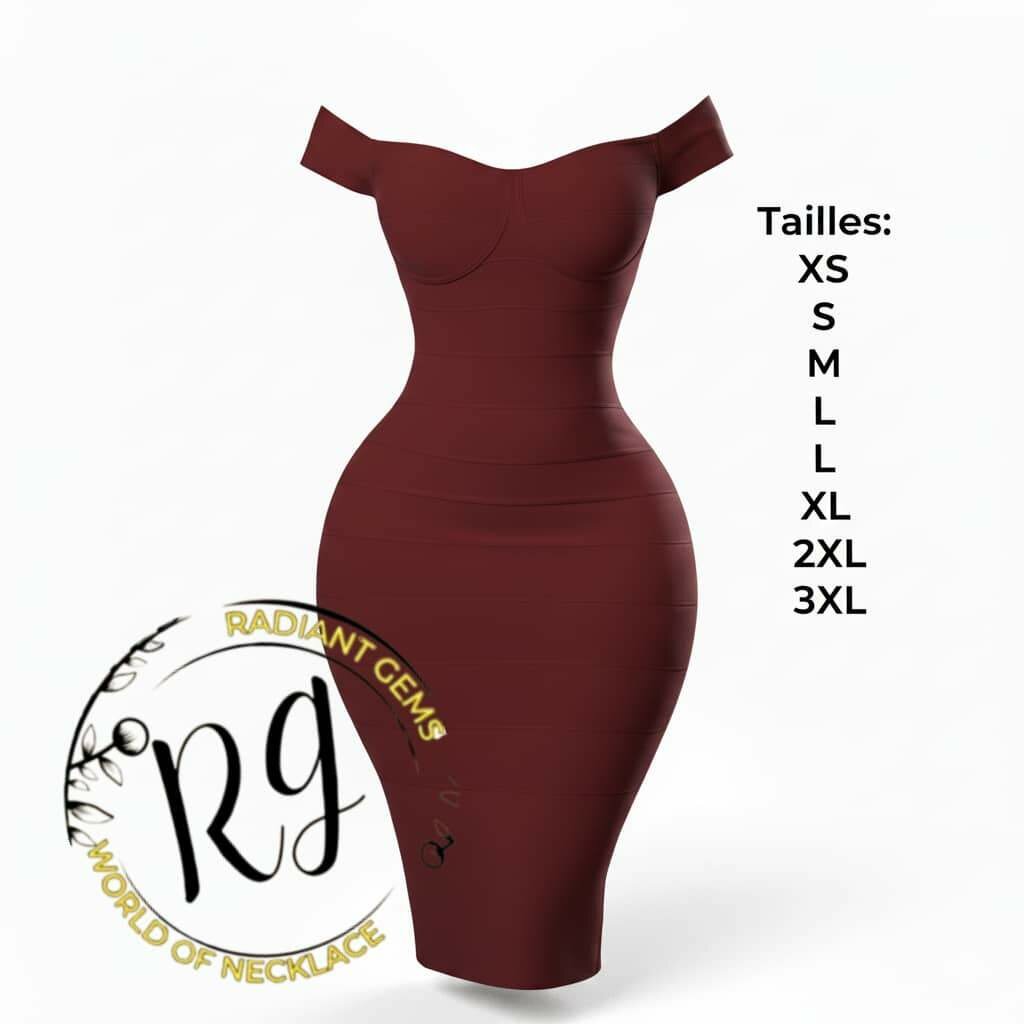 Robe Élégante Épaules Dénudées