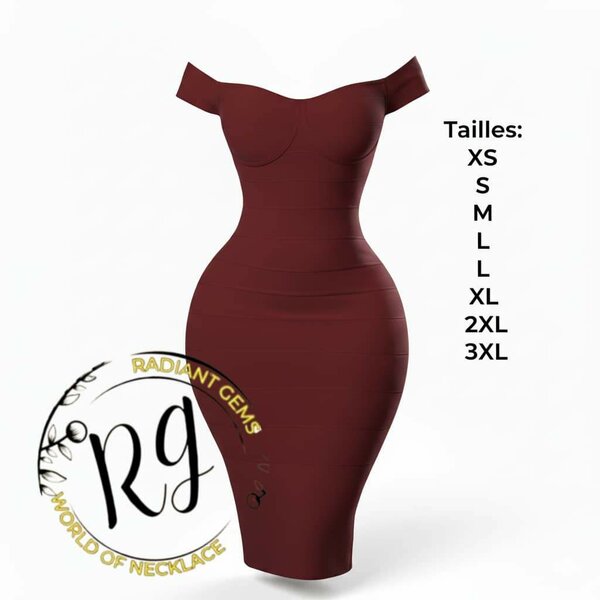 Robe Élégante Épaules Dénudées