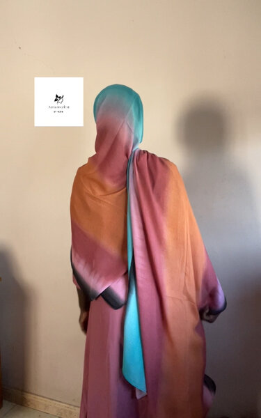 Voile dégradé en viscose