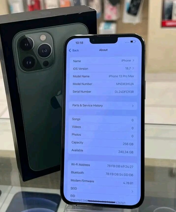 iPhone 13 Pro Max 256 Go Vert