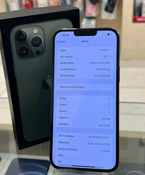 iPhone 13 Pro Max 256 Go Vert
