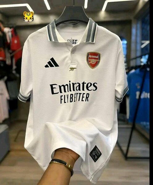 Maillot de foot Arsenal blanc adidas