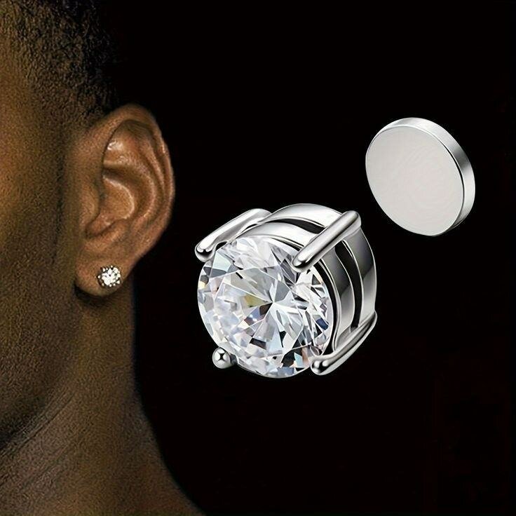 Boucles d'oreilles magnétiques homme