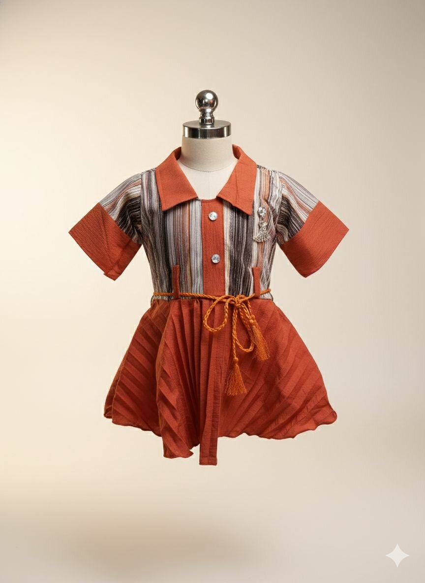 Top fleuri à volants