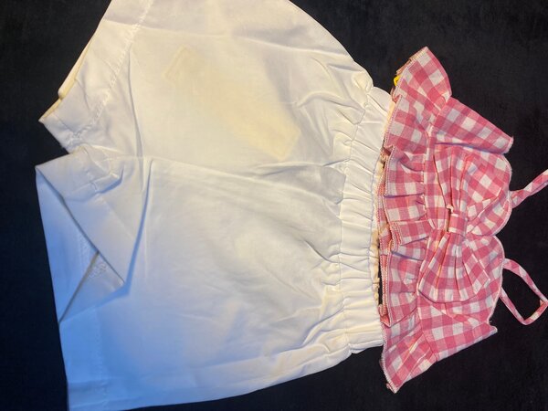 Ensemble chic en cuir et coton