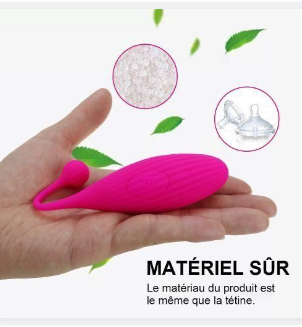 Œuf Vibrant Télécommandé