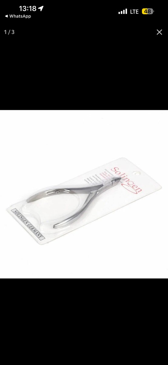 Coupe-ongles Solingen en acier inoxydable