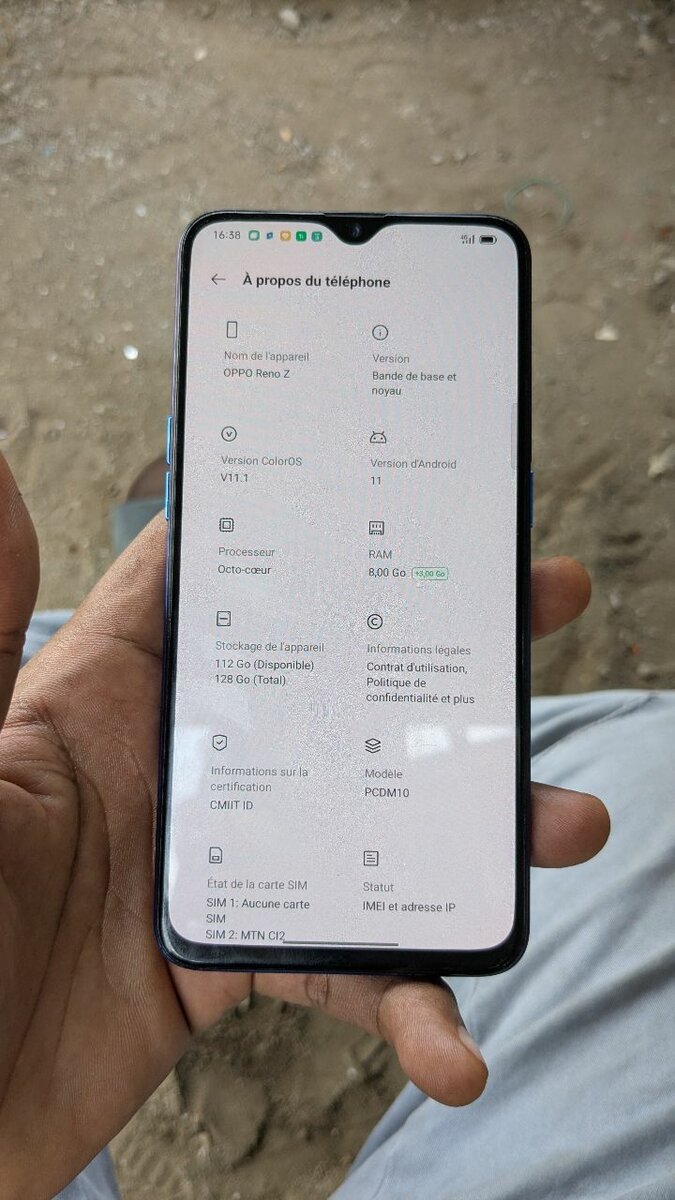 OPPO Reno Z 128Go 8Go Ram
