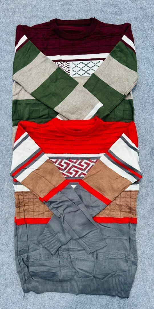 Pulls homme imprimés colorés