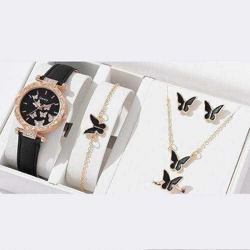 Ensemble bijoux papillon élégant