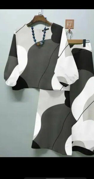 Ensemble Femme Imprimé Abstrait