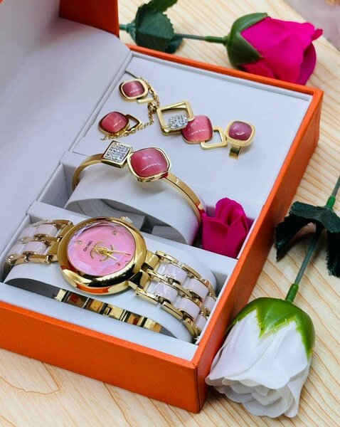 Ensemble Montre et Bijoux Luxe pour Femme