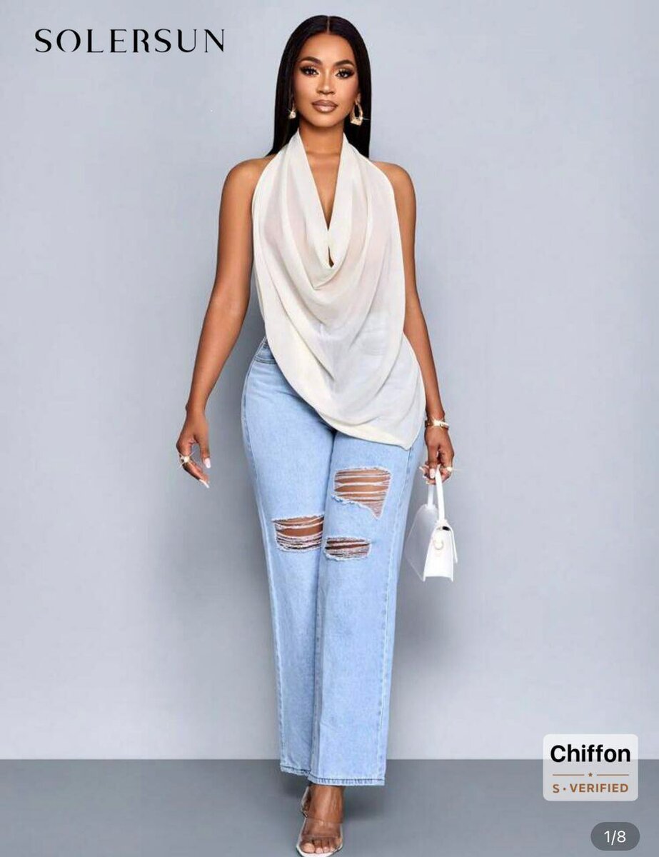 Top asymétrique élégant femme